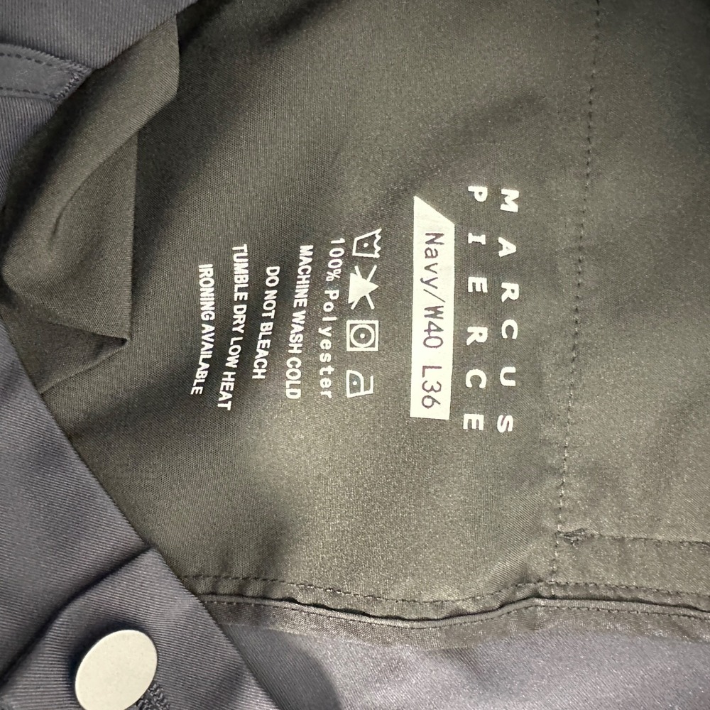 Marcus Pierce Renegade pants 40x36 midnight navy chino - Picture 4 of 9